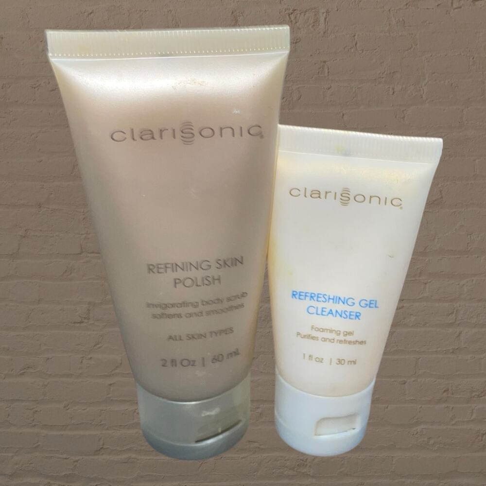 Clarisonic Exfoliating Skin Polish & Foaming Gel Cleanser Duo Travel Size Gym